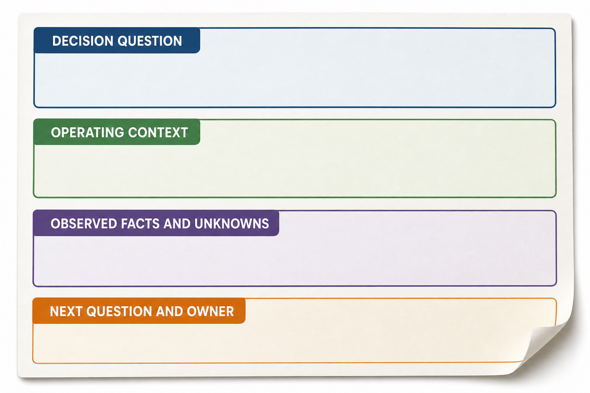 The 5-Field Reading Context Framework: A Handoff That Preserves Meaning