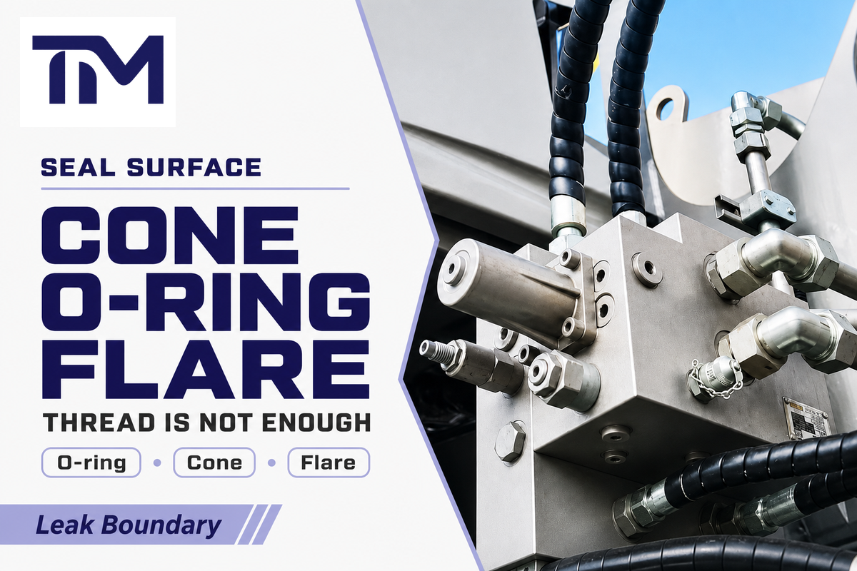 Match the Seal: Cone Seat, O-Ring, Flare, or Tapered Pipe — TIME