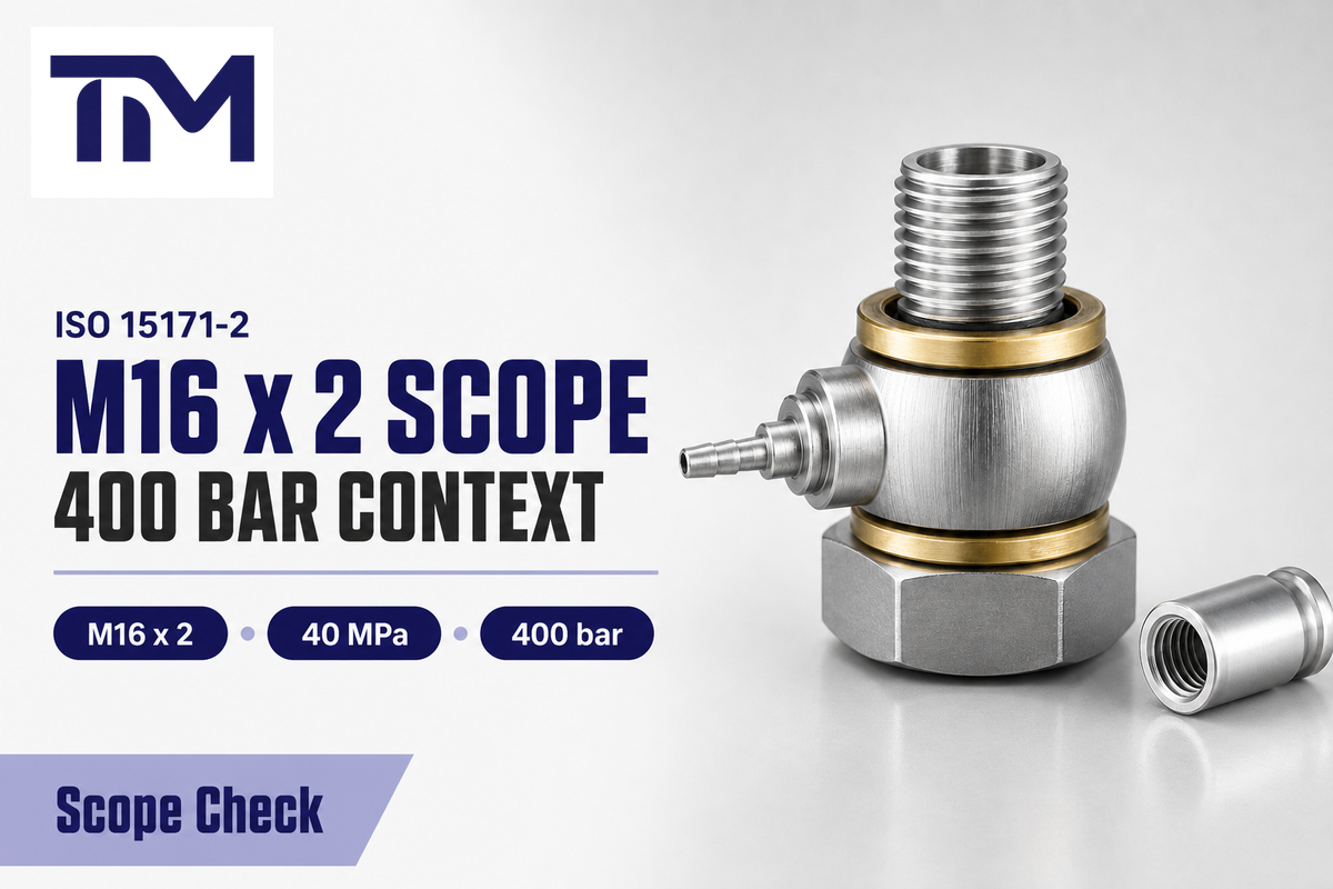 Where M16 x 2 and ISO 15171-2 Fit in Test Point Connections — TIME