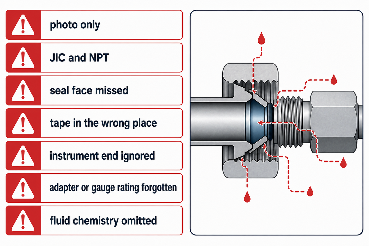 Common Mistakes That Cause Leaks, Wrong Readings, or Rework — TIME