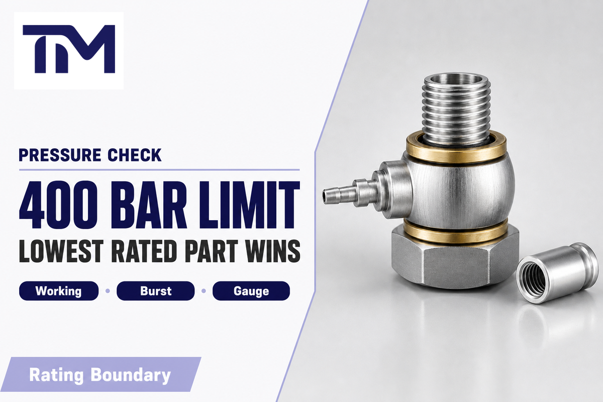 Pressure Rating: Working Pressure, Burst Pressure, and ISO 15171-2 Connection Limits — TIME