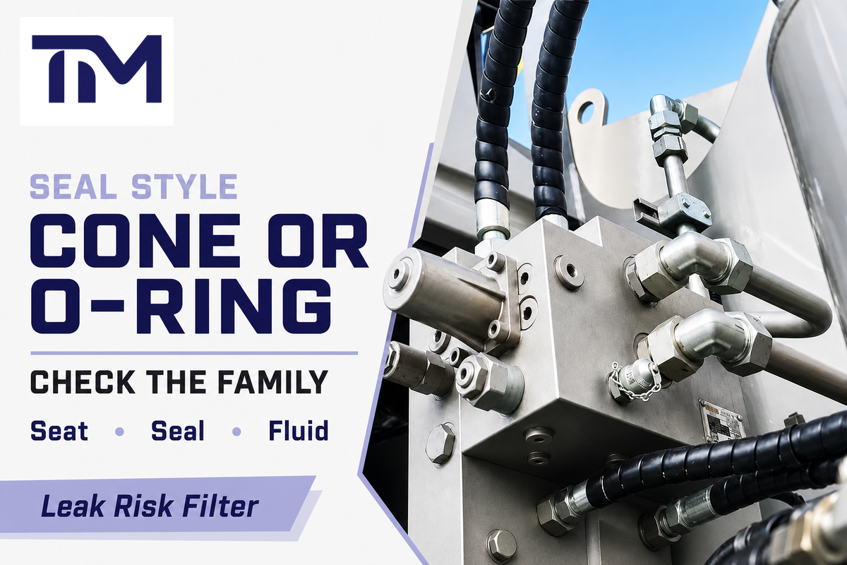 Cone Seat, O-Ring, Screw-to-Connect, or Push-to-Connect: Seal Style Tradeoffs — TIME