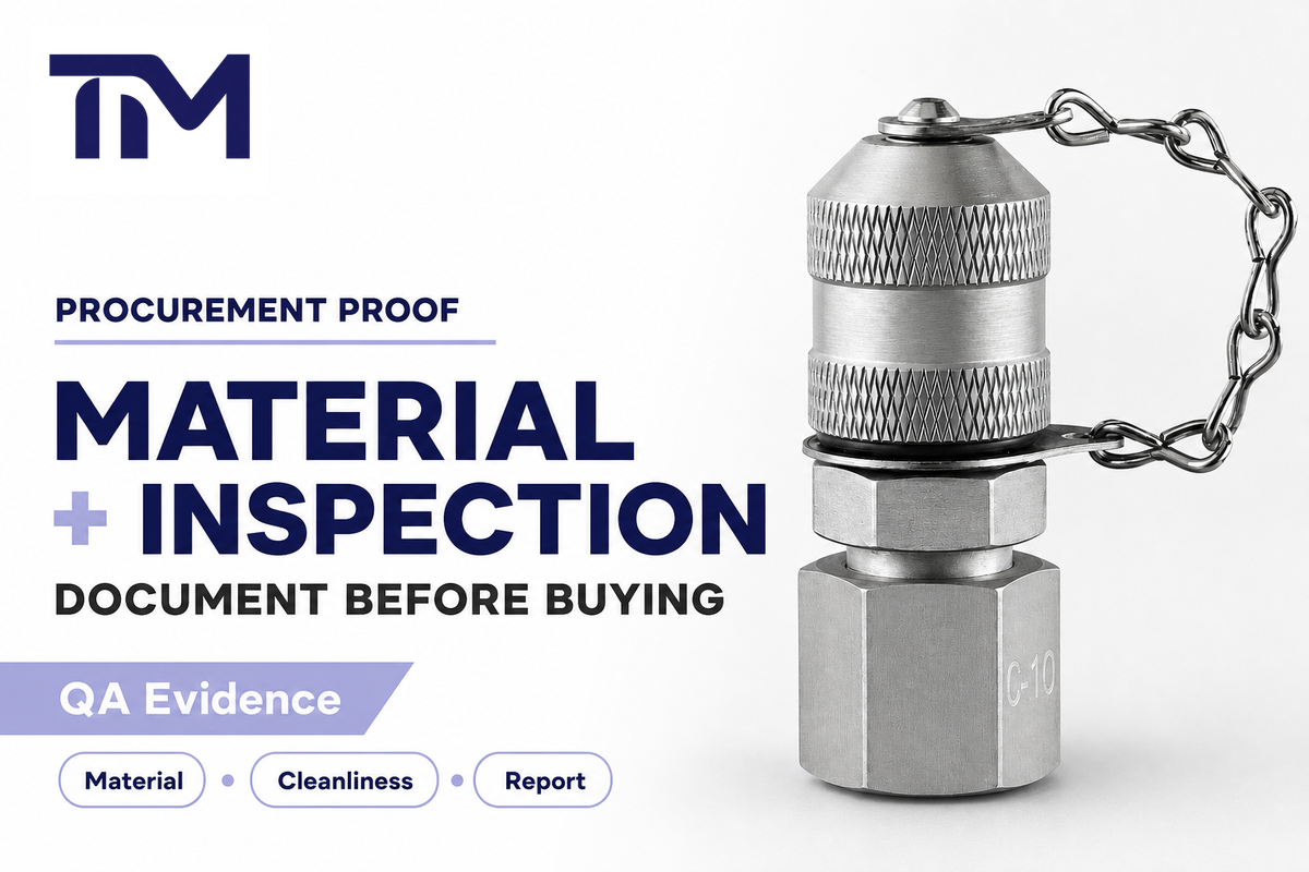Material, Cleanliness, and Documentation Checks for Procurement — TIME