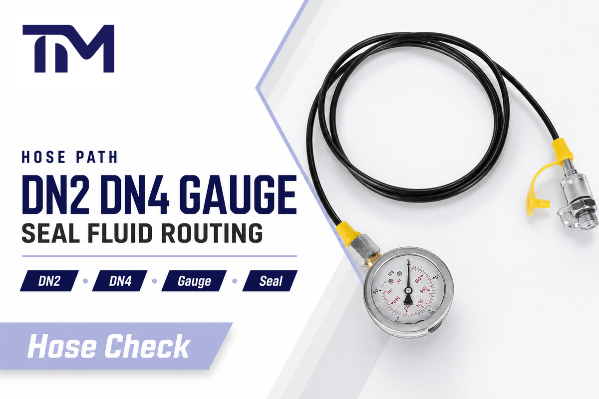 Hose, Gauge, and Seal Checks Around the Coupling — TIME