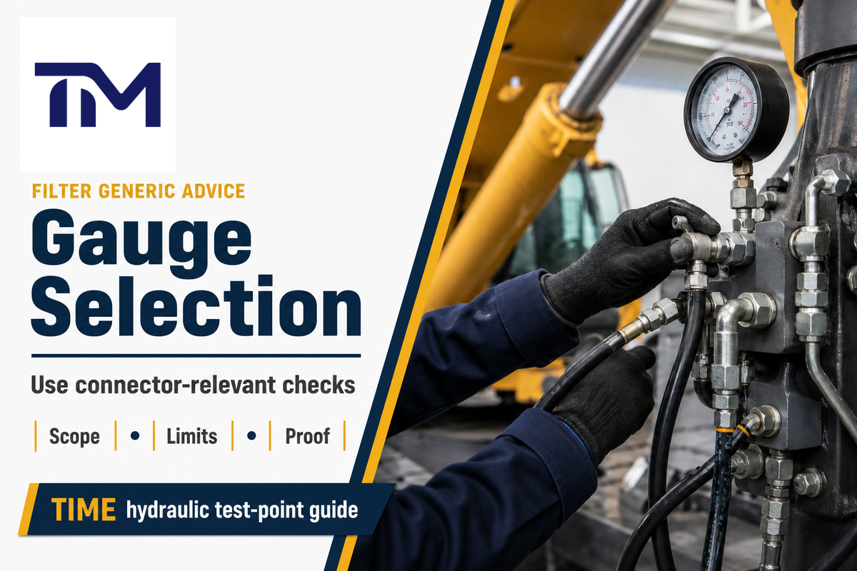 Gauge Selection visual for pressure gauge connector selection