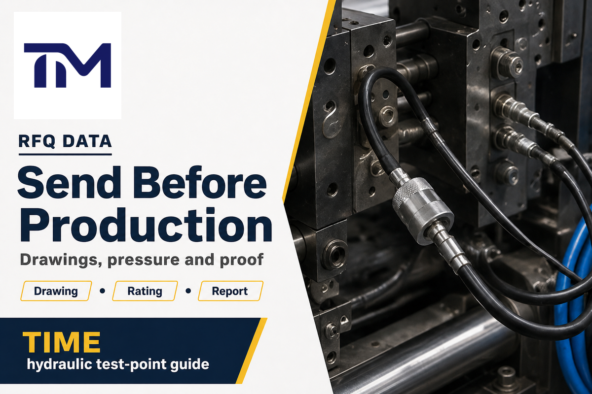Send Before Production visual for pressure gauge connector selection