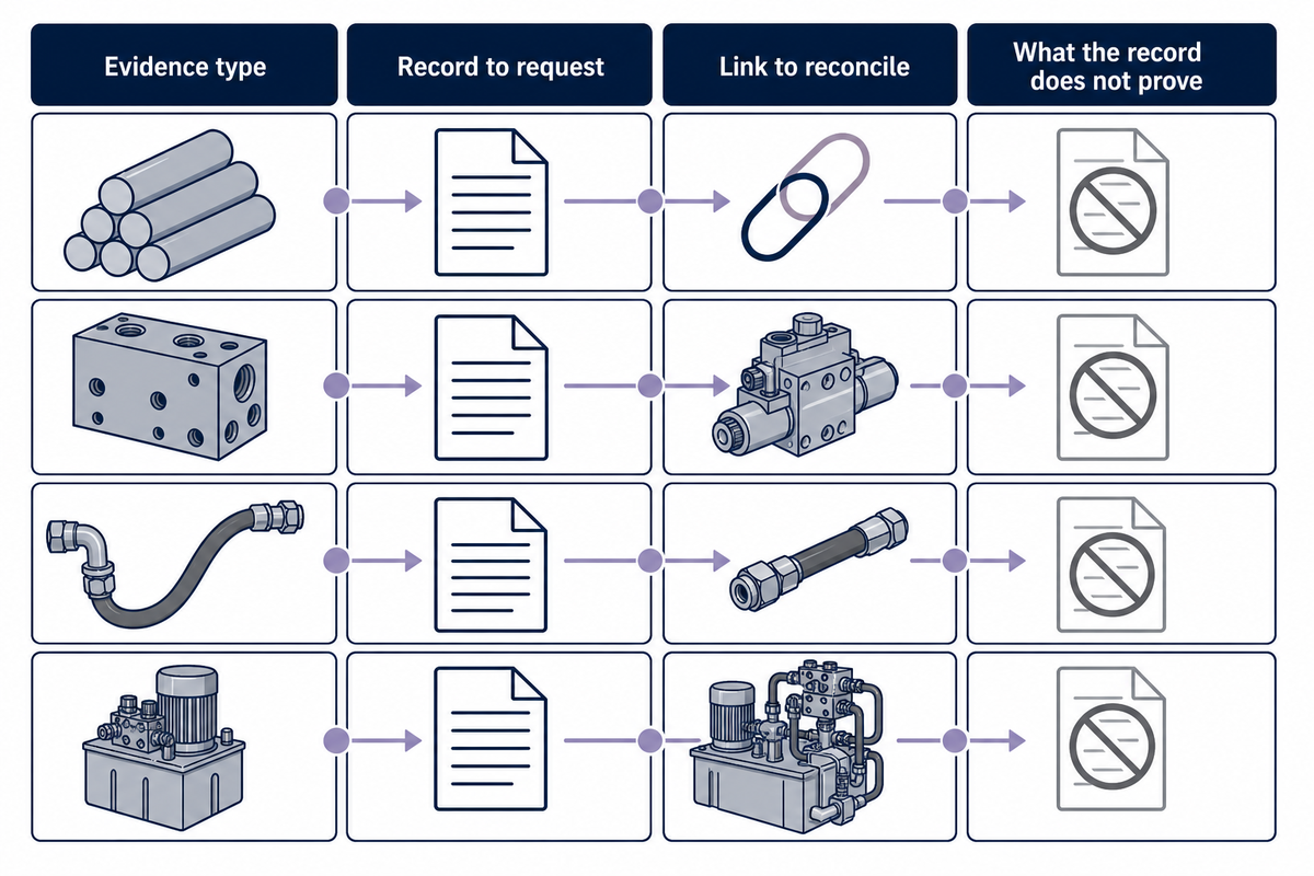 Build an Evidence Pack That Follows the Delivered Lot