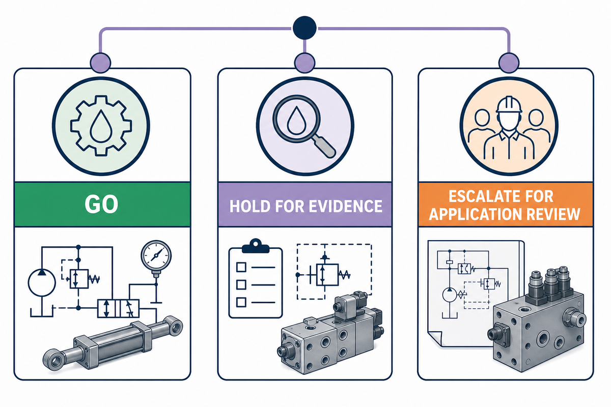 A Stop/Go Selection Workflow for Engineering and Procurement