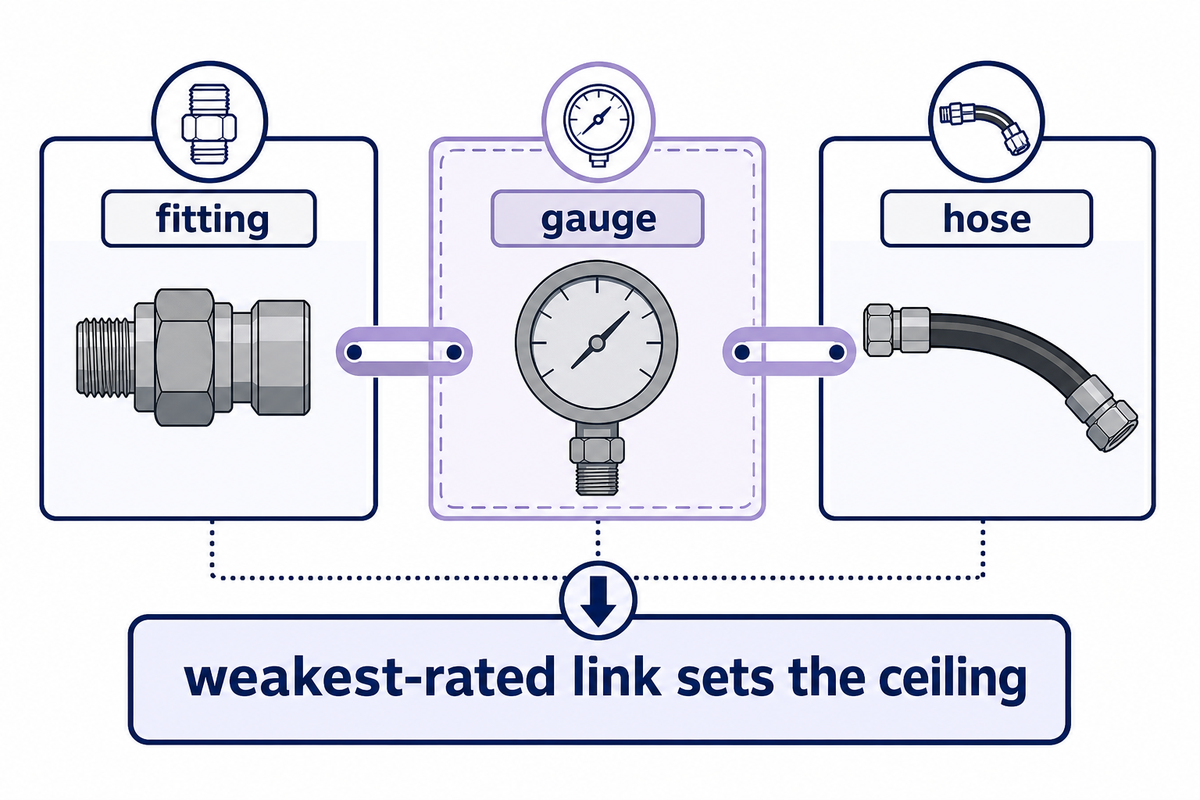 Pressure Rating: Why the Weakest Component Sets Your Ceiling