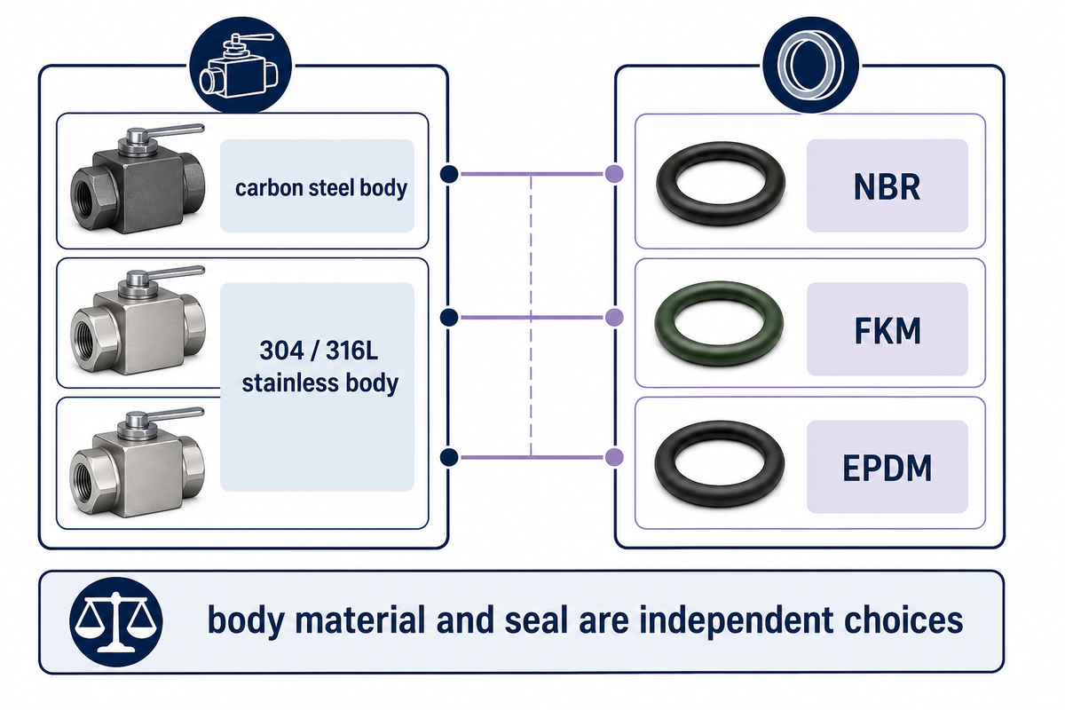 Material and Finish Options for Tube-Connection Test Points