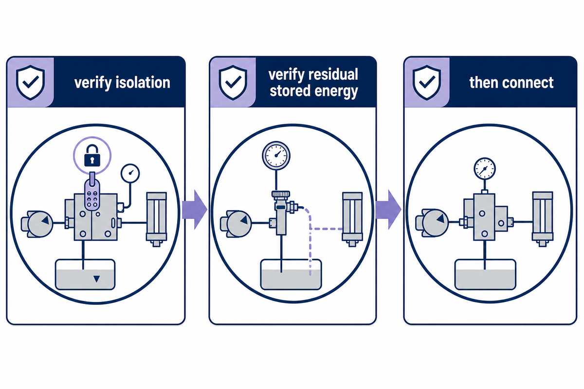 Safety Boundaries Before You Pressurize a Test Connection