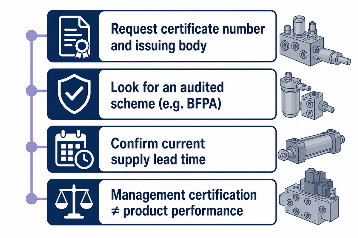 Verifying a Supplier's Certification and Customer Claims Before You Buy